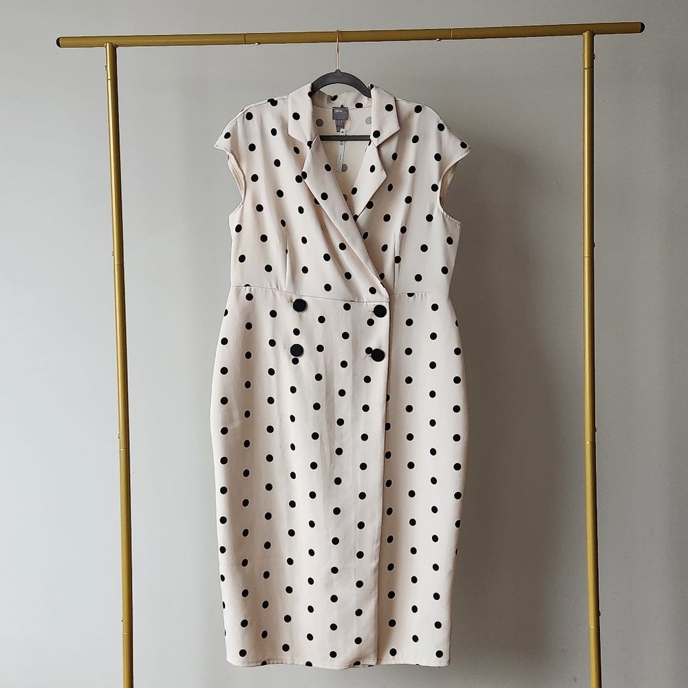 ASOS DESIGN Curve Midi Dress in Spot